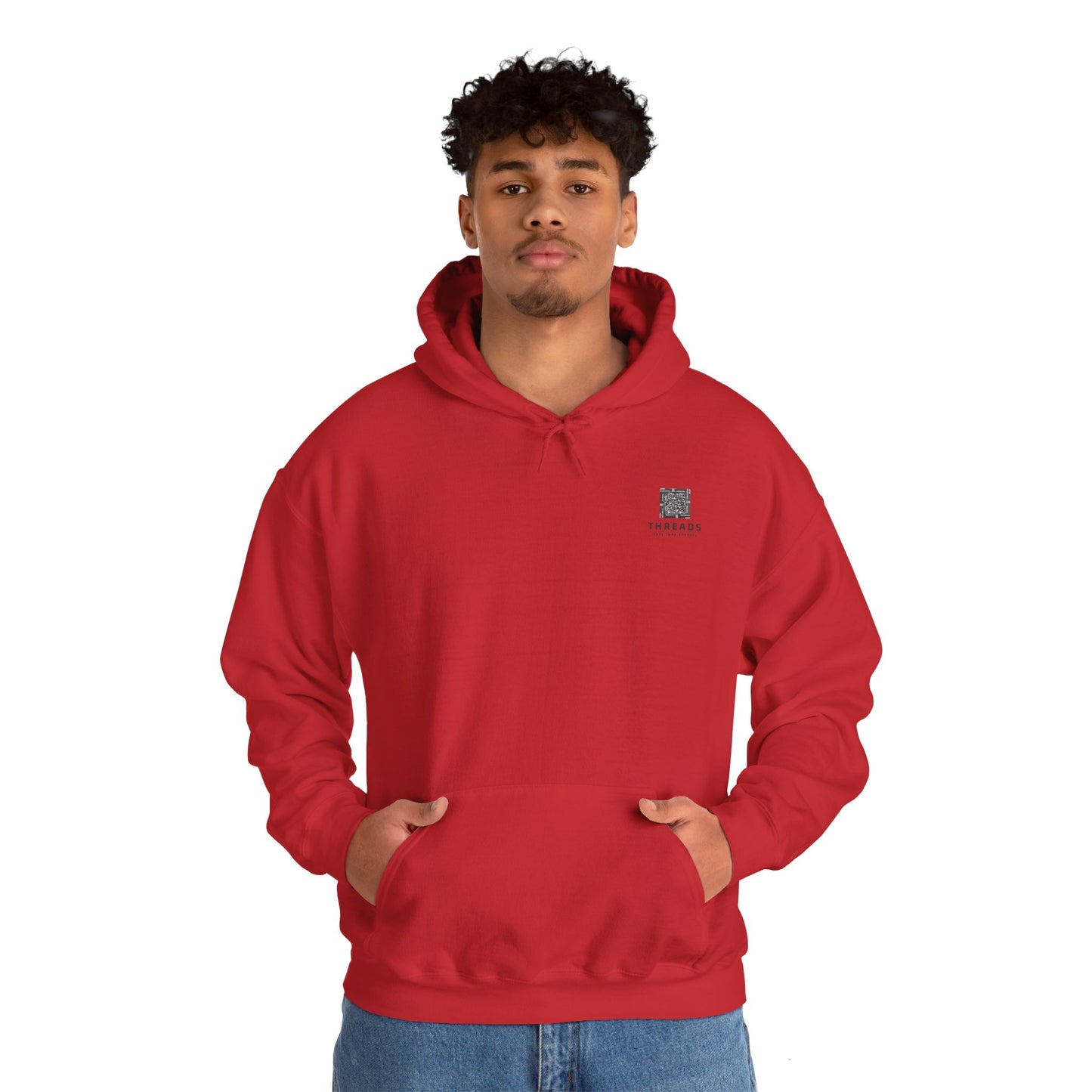 KARMA IS THE GUY ON THE CHIEFS - ERAS TOUR QR CODE HOODIE